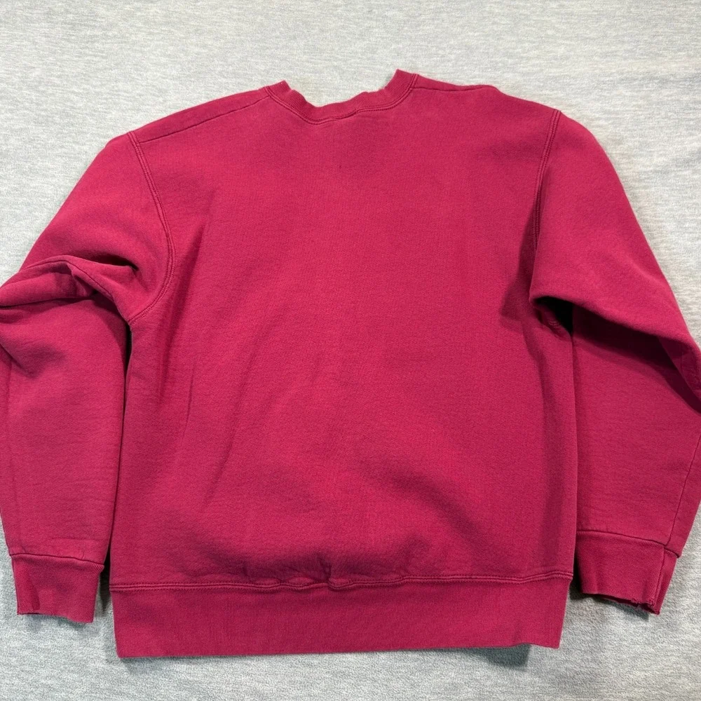 Cornell University Hoodie Men Large Red Pullover Ivy League Logo‎ 90s USA Made